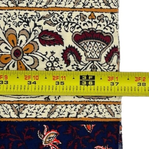 Vintage Cranston Schwartz Liebman Texas Boho Fabric Remnant 2 Yards x 24.25" - Picture 8 of 10